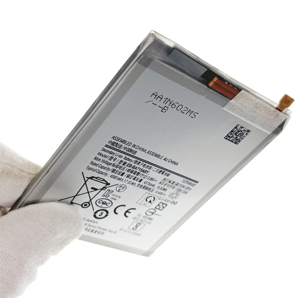 Genuine EB-BA715ABY 4500mAh Replacement Battery For Samsung Galaxy A71 4G Version SM-A7160 A7160 SM-A715 A715F Batteria+Tools