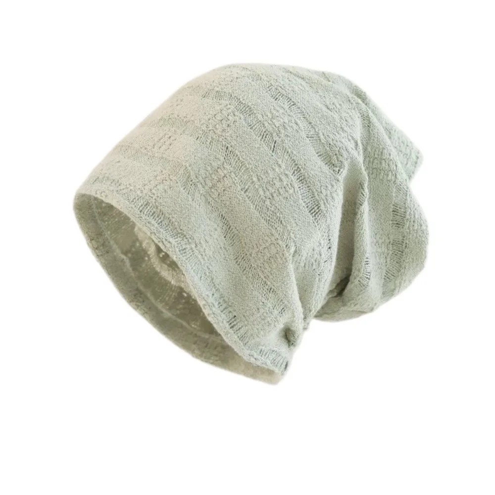 

Fashion Hollow Hollow Pullover Hat Sweet Breathable Knitted Hat Thin Korean Style Sunscreen Cap Apparel Accessories