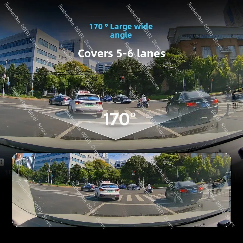 كاميرا داش ذكية للرؤية الليلية فائقة الدقة M500 للمراقبة عن بعد اللاسلكية 70mai AI