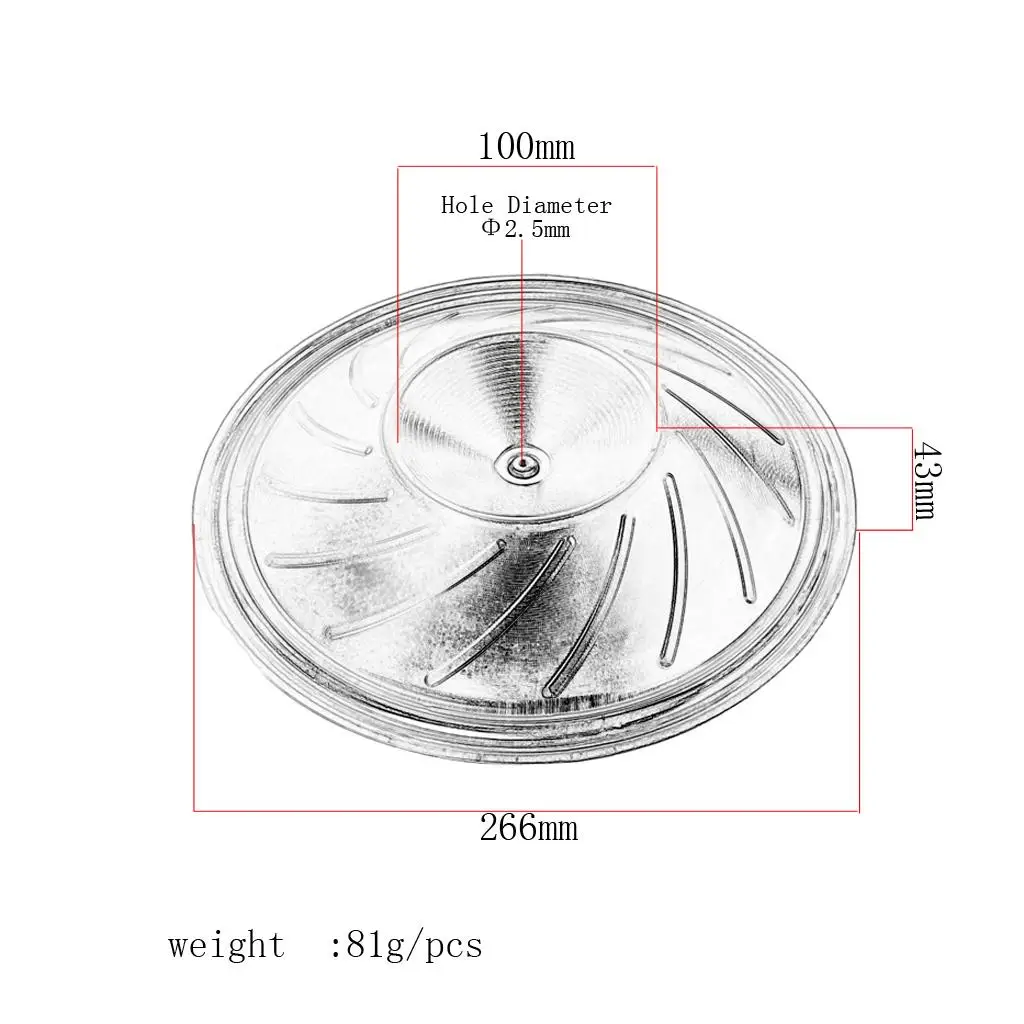 Resonator Cone Replacemnet Guitar Cover for Dobro Resonator Guitar Accessory