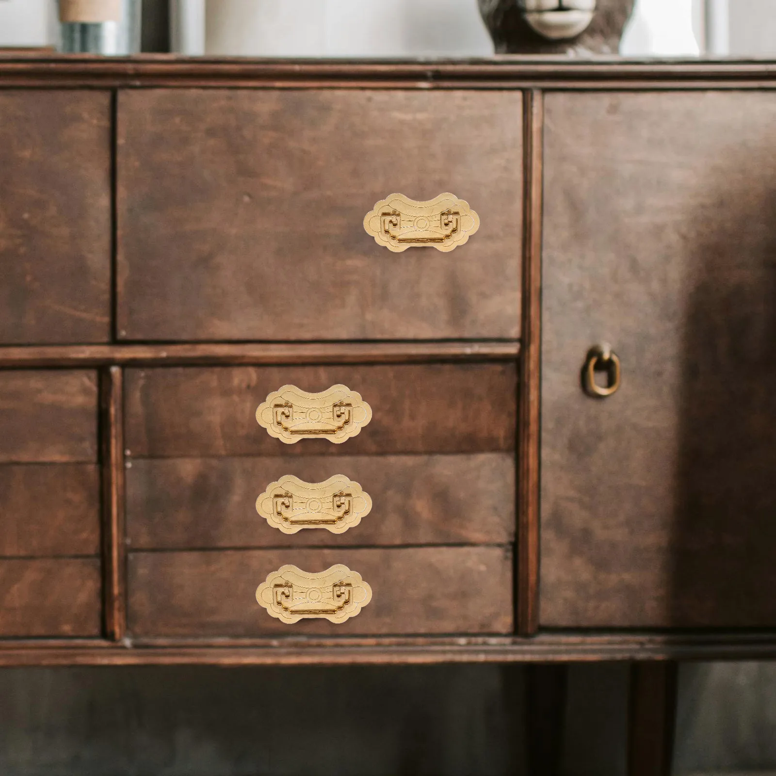 

Vintage Brass Drawer Pulls Small Cabinet Handles For Kitchen Dresser Closet Doors Furniture Hardware Knob