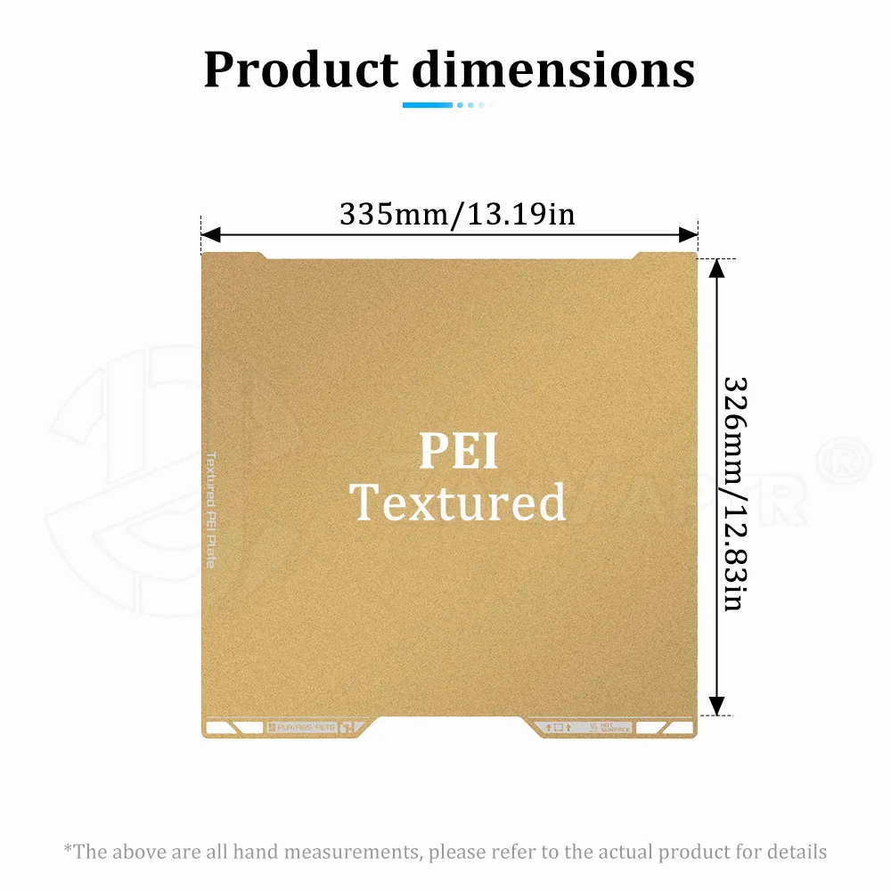 330x320mm H2C Build Plate for Bambu Lab h2c Resistant to high