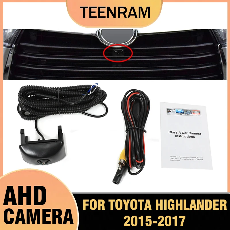 

For Toyota Highlander 2015 2016 2017 Car AHD Front View OEM Camera Night Vision Fisheye Wide Angle 150° Parking Camera