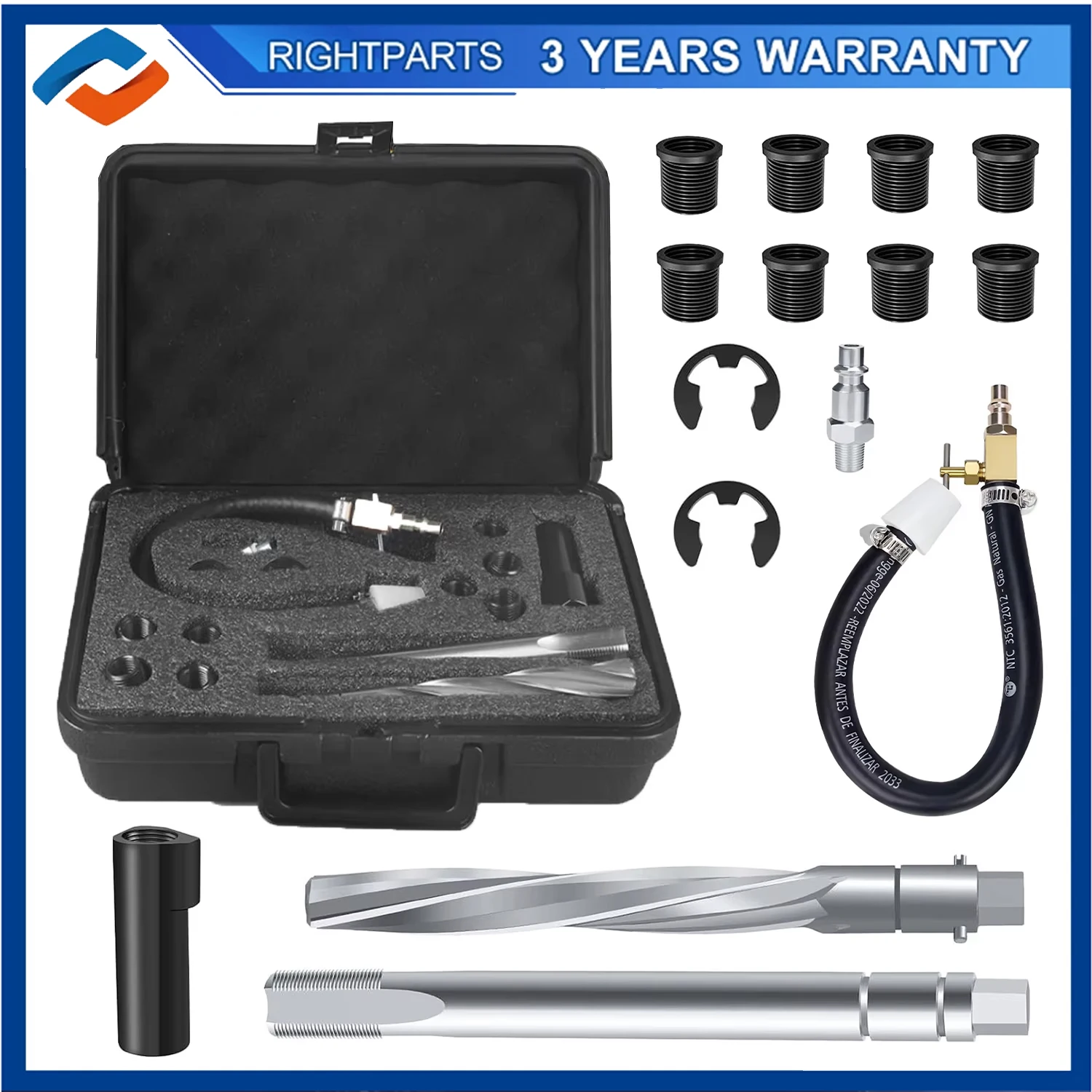 Spark Plug Thread Repair Kit Two Valve Tool 38900 Kit With M14-1.25 Inserts For Ford 4.6L 5.4L and 6.8V-10 Two Valve Engines