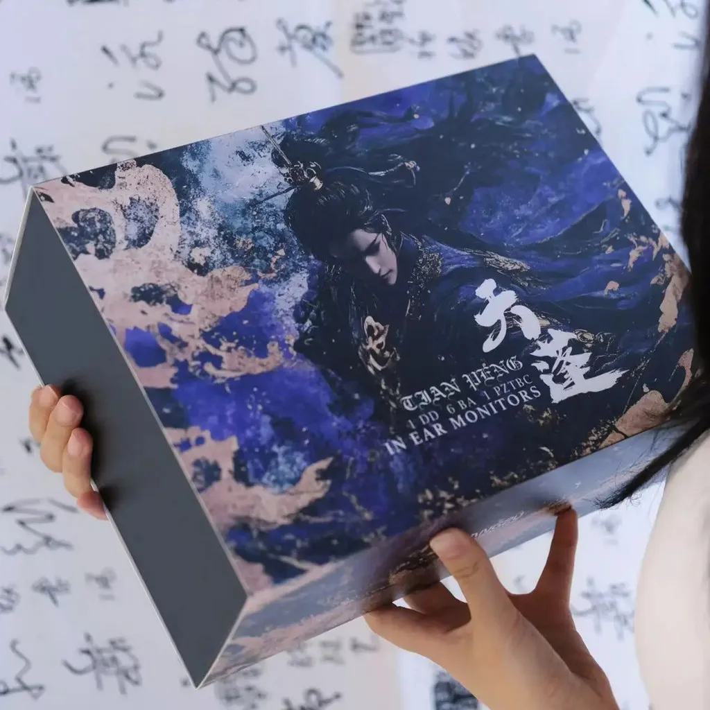 TANGZU Tianpeng 14.2 مللي متر 1 ديناميكي 6 حديد متحرك 1 توصيل عظمي داخل الأذن HIFI سماعات باجي نسخة مطورة