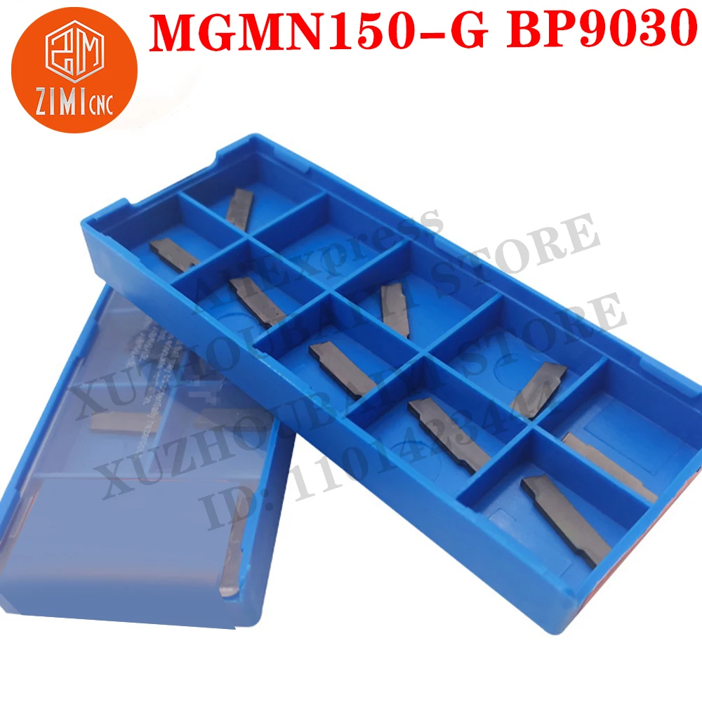 MGMN150-G BP9030 carbide metal CNC slotted inserts Quick Chip Grooving Inserts External Holder Cutting Tools Turning Tools MGMN