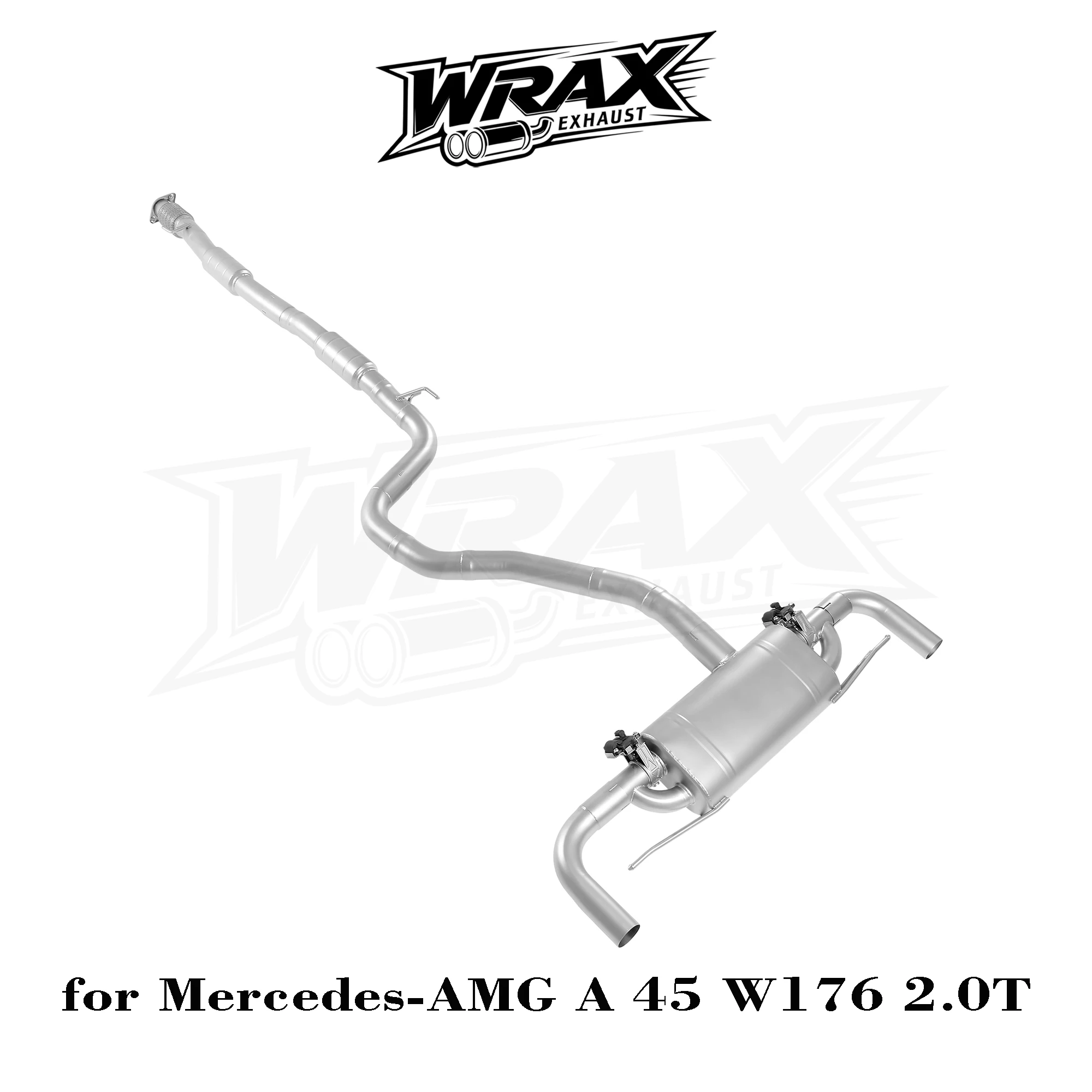

WRAX 304 Stainless Steel Catback for Mercedes-AMG A 45 W176 2.0T 2013-2018 Electronic Valve Direct Vehicle-Molded Fit