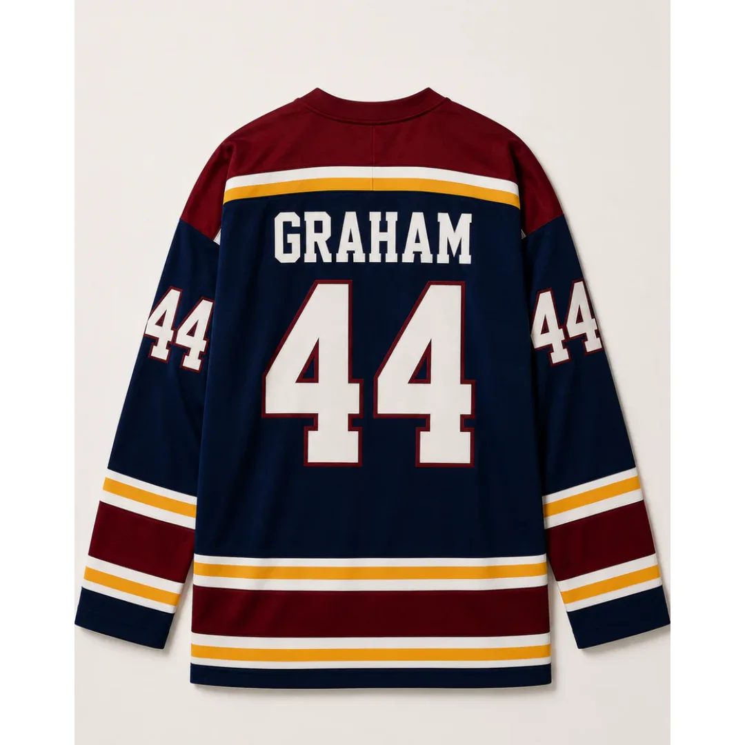 Off Campus Briar University Garrett Graham NO.44 hockey jersey Sports Men's long sleeves T-Shirt Kid's Clothing Tee Y2k Woman ﻿