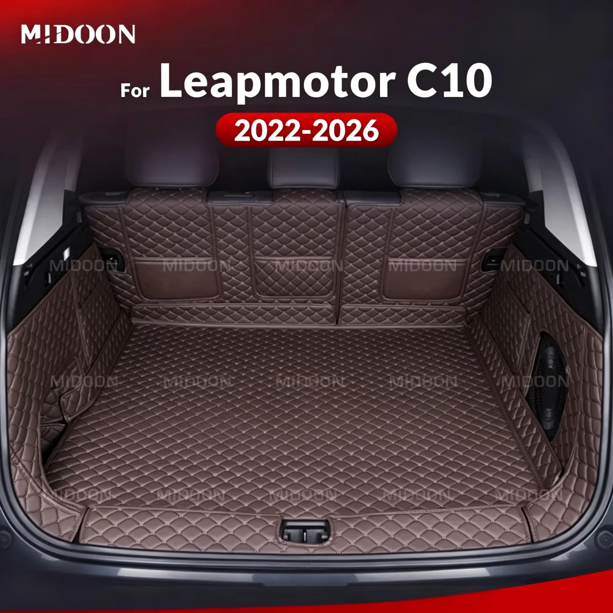 Für LEAPMOTOR C10 2022 2023 2024 2025 2026 Auto Vollflächige Kofferraummatte Kofferraumabdeckung Innenraumschutz Zubehör