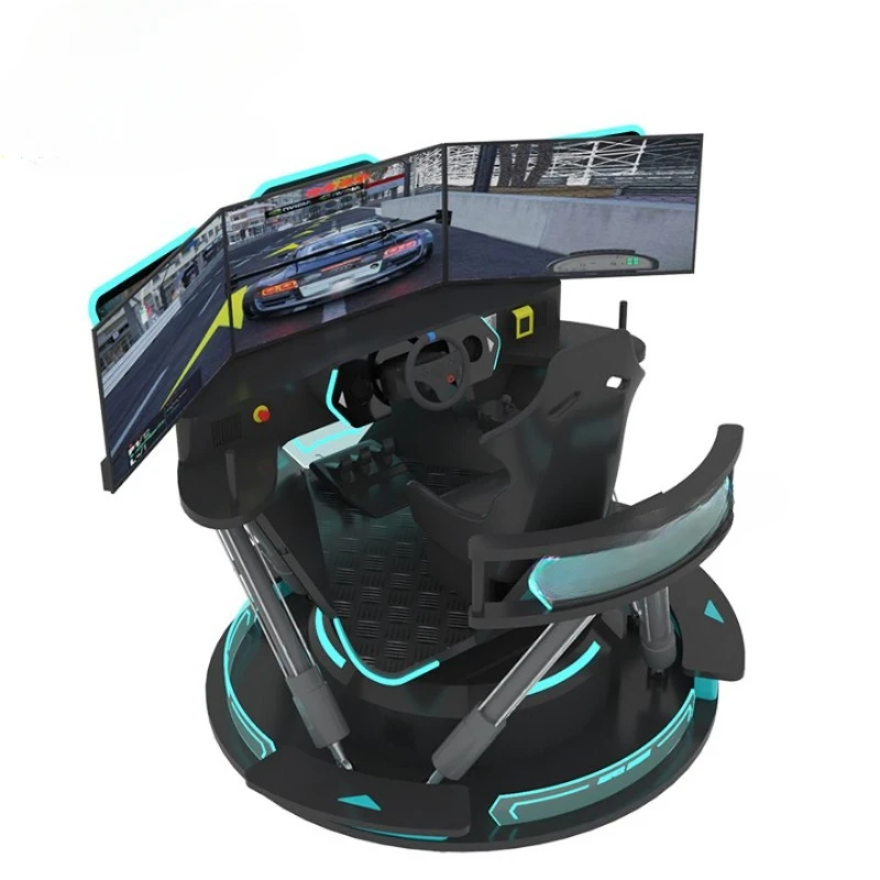 Crazy City 9D Vr Car Game Machine Virtual Reality Simulation Rides Racing Driving Motion Race Seat Simulator Price