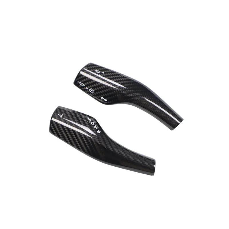 

NEW Gear Shift Covers Shift Stalk Covers Carbon Fiber for Teslas Model 3 & Y