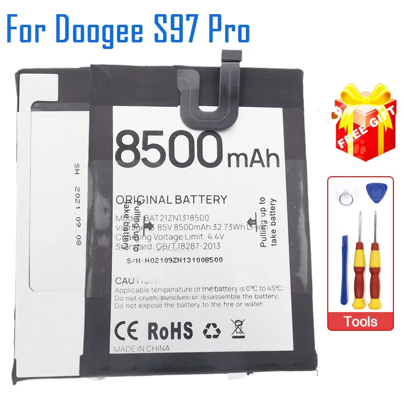 

DOOGEE S97 Pro Battery New Original Inner Built Cellphone Battery Repair Replacement Accessories For DOOGEE S97 PRO Smart Phone