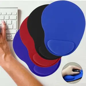 Ergonômico descanso de pulso mouse pad confortável suporte de pulso tapete antiderrapante de ratos macio mousepad para pc, laptop, computador 6 principais vendas peças de mouse - №5