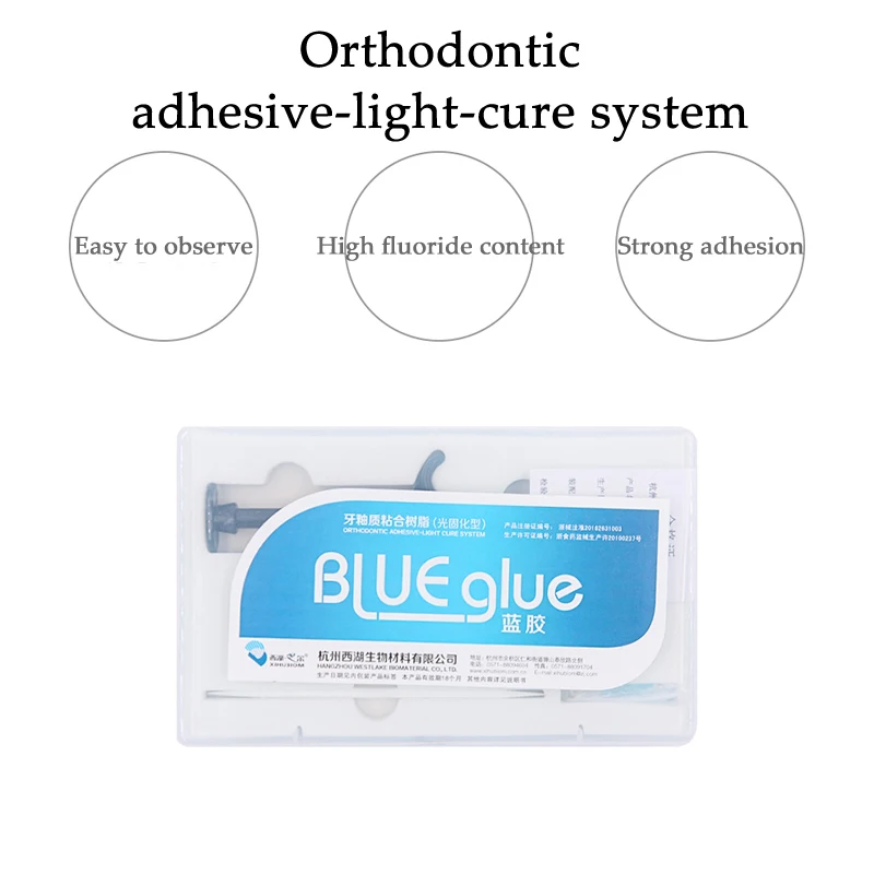 Orthodontic adhesive-light-cure system Dental resin laboratory supplies materials light curing