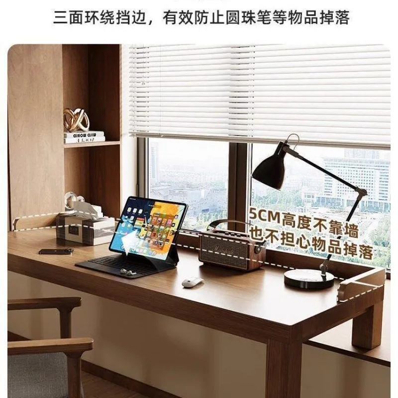 Solid wood bay window desk windowsill changed to computer desk bedroom household children student strip writing table high and l