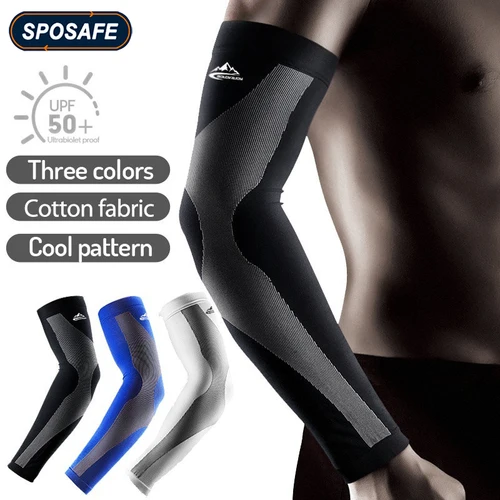Mangas de brazo deportivas Anti-UV, protección solar, absorbe la humedad para ciclismo, baloncesto, fútbol, voleibol, tenis, correr, Golf, 1 par