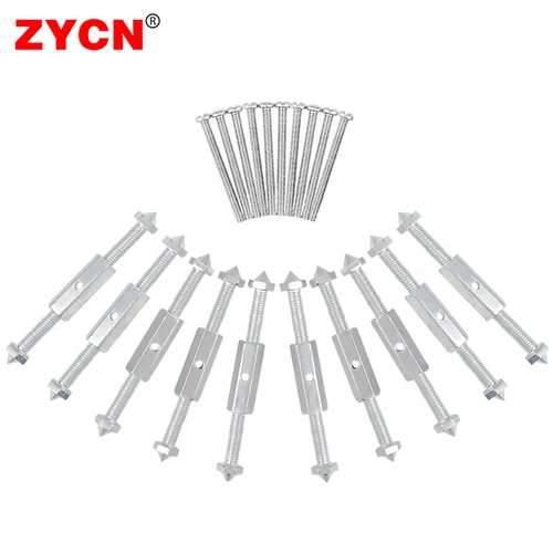 Imagen 2 del producto 6/10 pares 86 tipo reparación de Cassette tornillos eléctricos varilla de soporte para caja de interruptor montada en la pared palanca de soporte de longitud ajustable