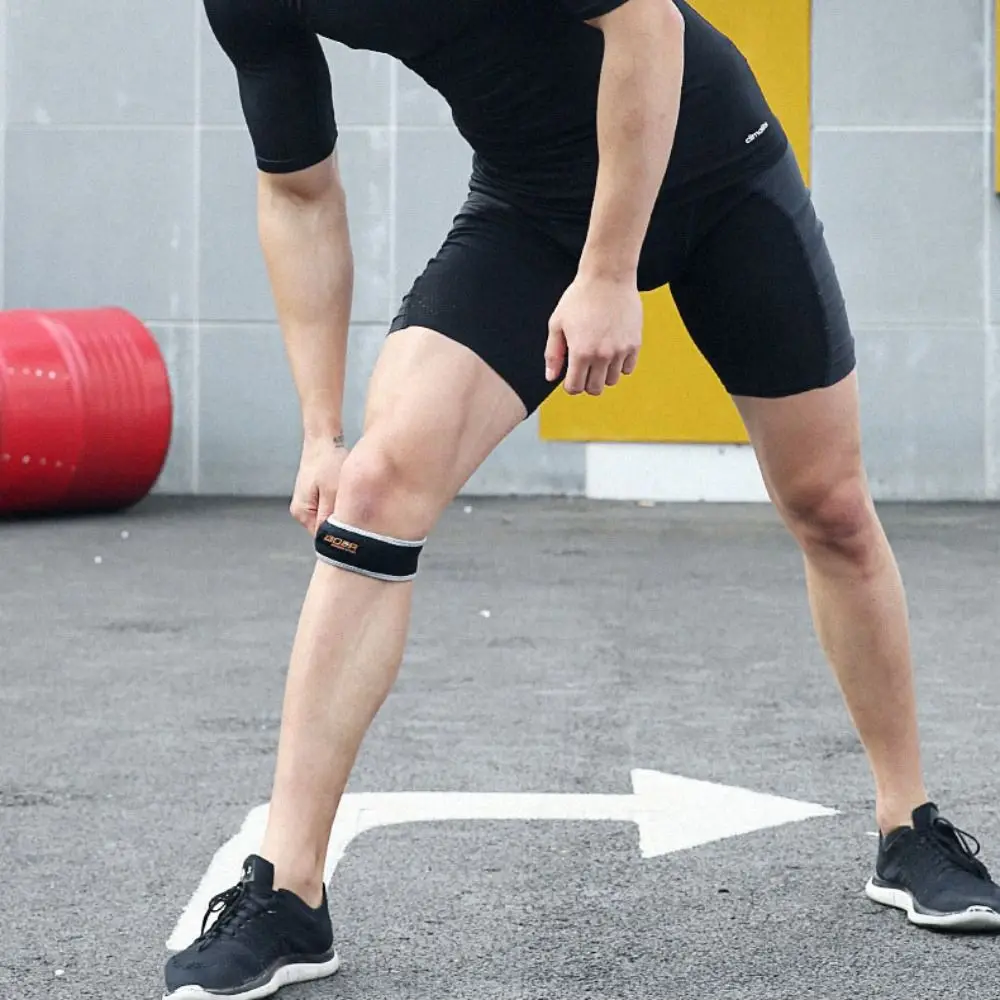 Adjustable Knee Braces Pads Shock Absorption Breathable Knee Support Strap Kneecap Band Knee Tendon Protector