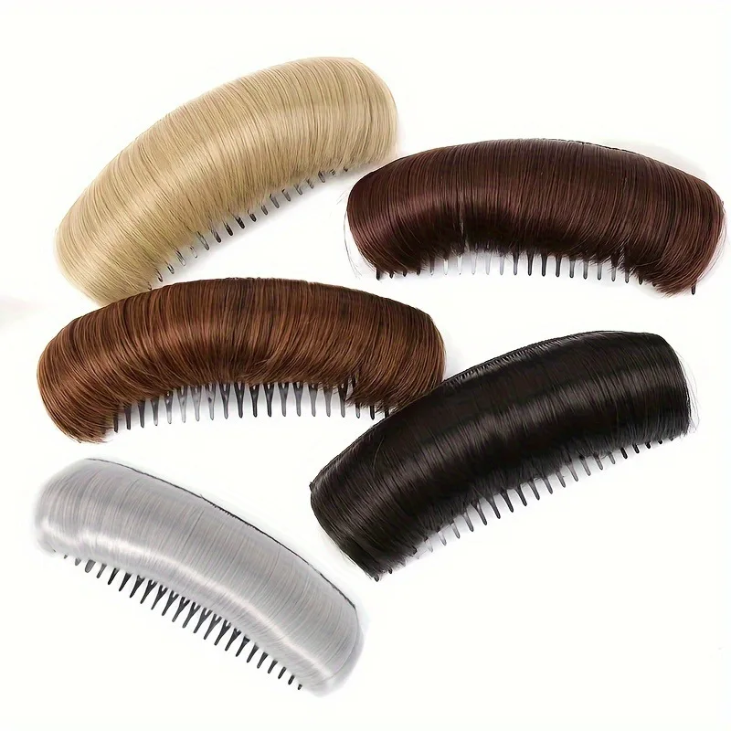 Wig pieces for women with fluffy hair roots, simulated hair cushions, natural invisible hair combs, high cranial hair discs, hai