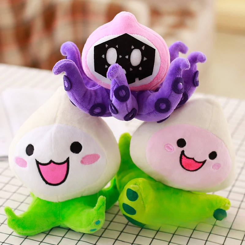 Fantasy Figurines Onion Squid Plush Toy Doll Juguetes Genji Pharah Cole Cassidy Cosplay Costumes DIY Props Exquisite Gift