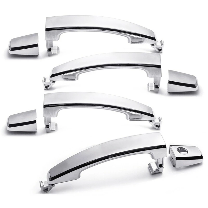 12Pcs Chrome ABS Door Outer Handle Covers For Chevrolet Captiva Sport/Aveo/Saturn Vue 96468254 96468266 96468266