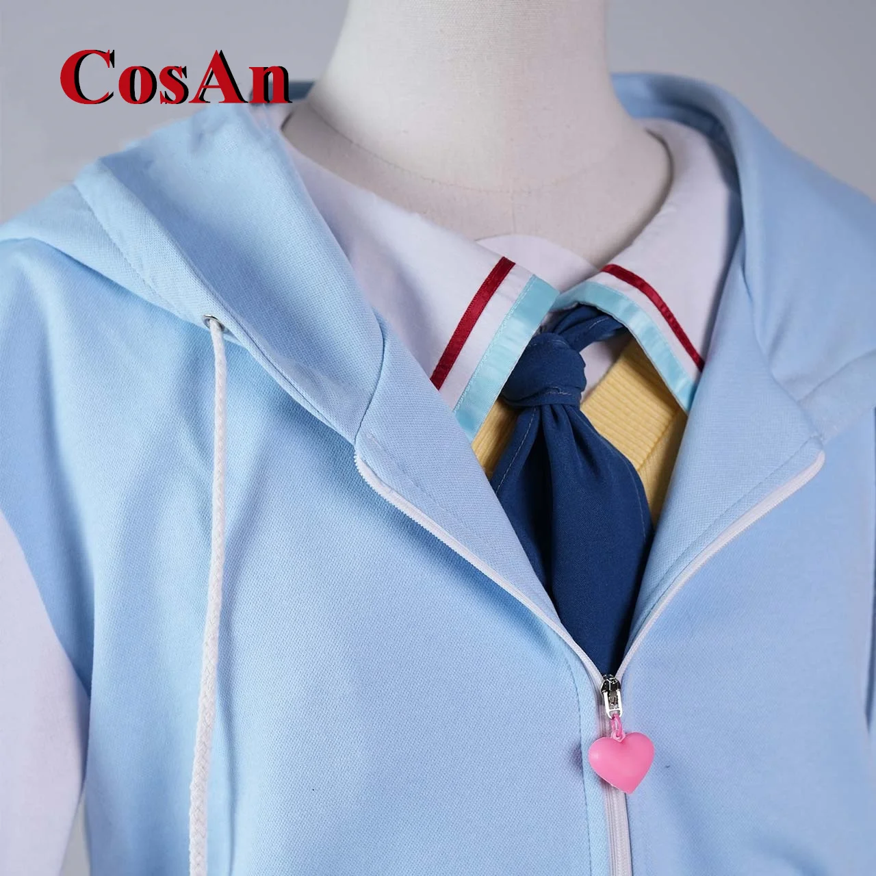 CosAn  Hololive vtuber Gawr Gura Cosplay Costume Gorgeous Elegant Battle Uniform Activity Party Role Play Clothing S-XL