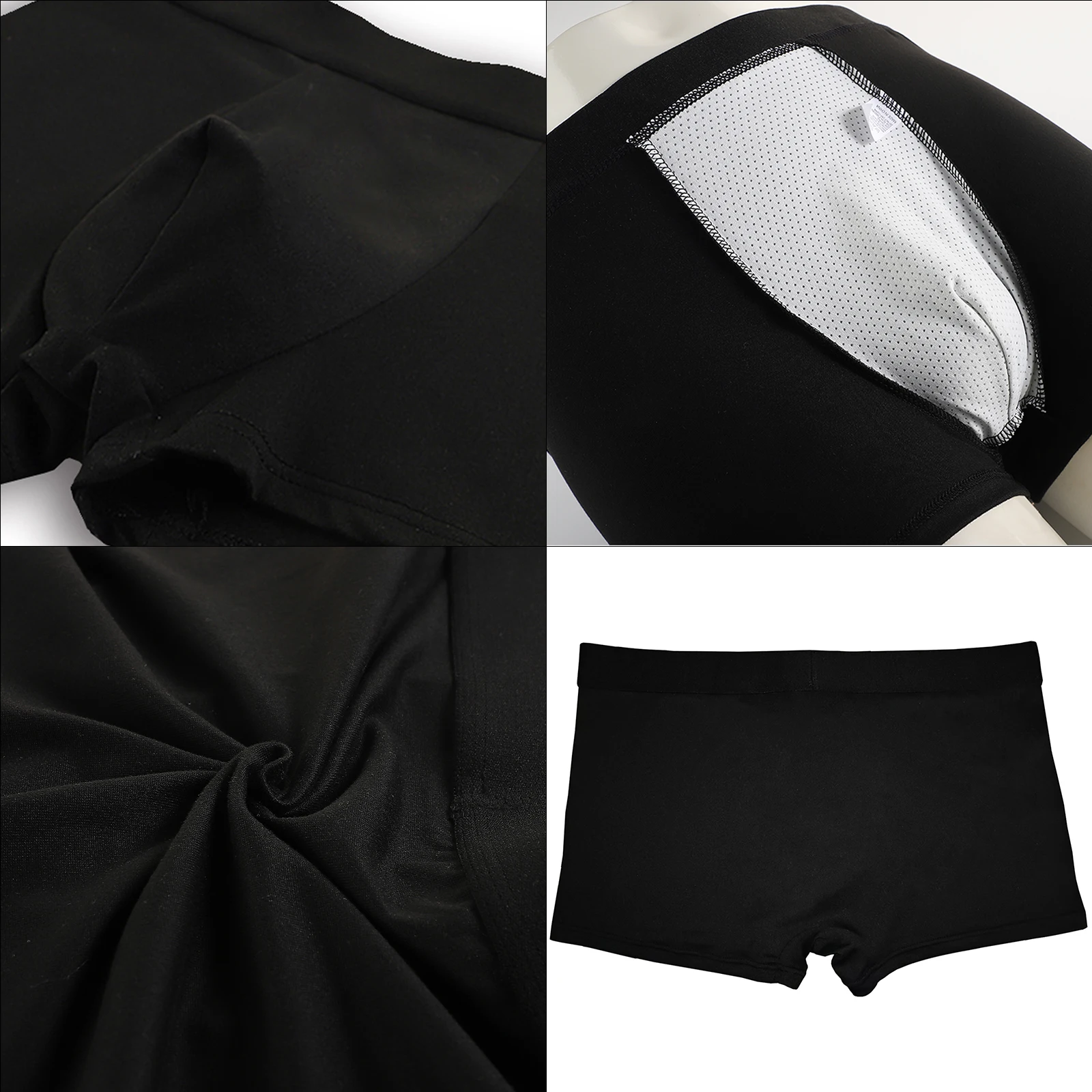 Męskie seksowne, oddychające bokserki typu slipy plus size z niskim stanem, majtki z wypukłym przodem U, modne, drukowane, obcisłe, bezszwowe majtki męskie.