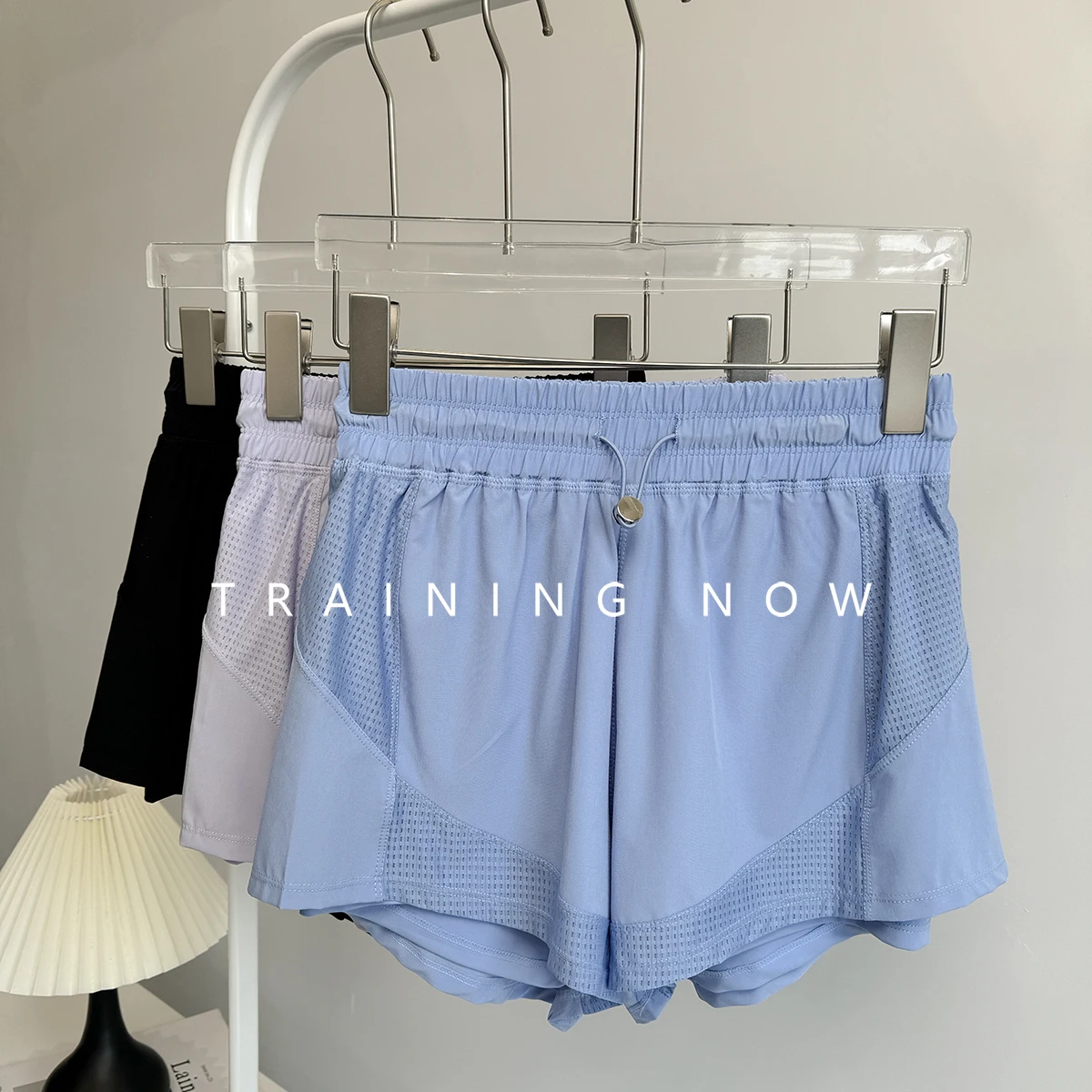 

Свободные спортивные шорты для женщин, летние брюки с защитой от воздействия марафона, быстросохнущие брюки три четверти, повседневные штаны для йоги и фитнеса