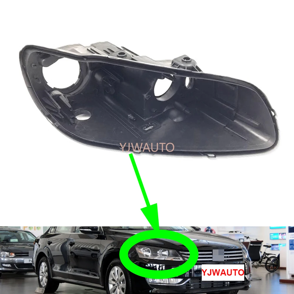 

For Volkswagen VW Passat 2011~2015 Headlamp House Car Headlight Base Rear Base Replacement Auto Front Lamp Holder Back Support