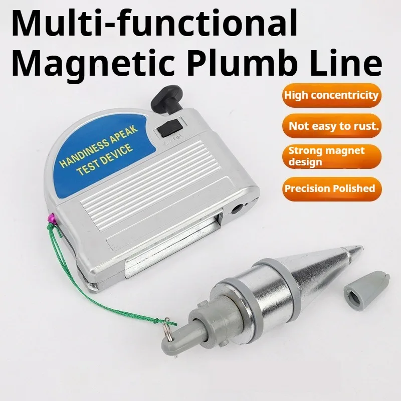 Auto-Retractable Magnetic Plumb Bob Hanging Plumb Line Measuring Tool High Precision Strong Magnet Design Construction Tool