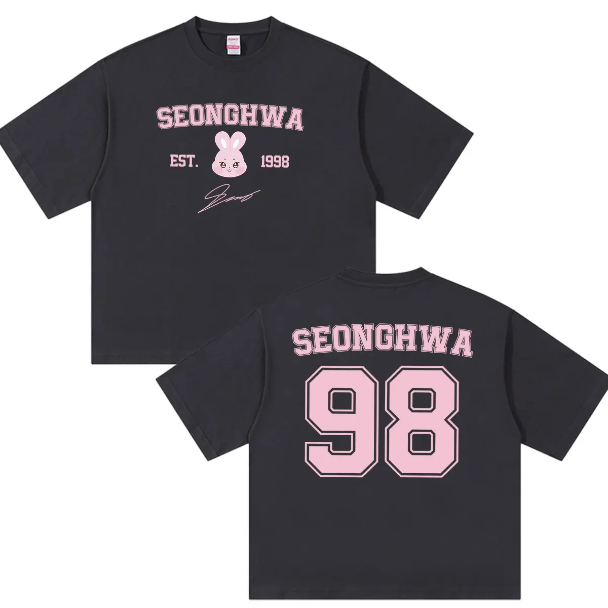 Korean Ateez Seonghwa Ateez in Your Fantasy Tour 2026 Print T Shirt Men Women Aesthetic Kpop Fashion Cotton Short Sleeve T-shirt