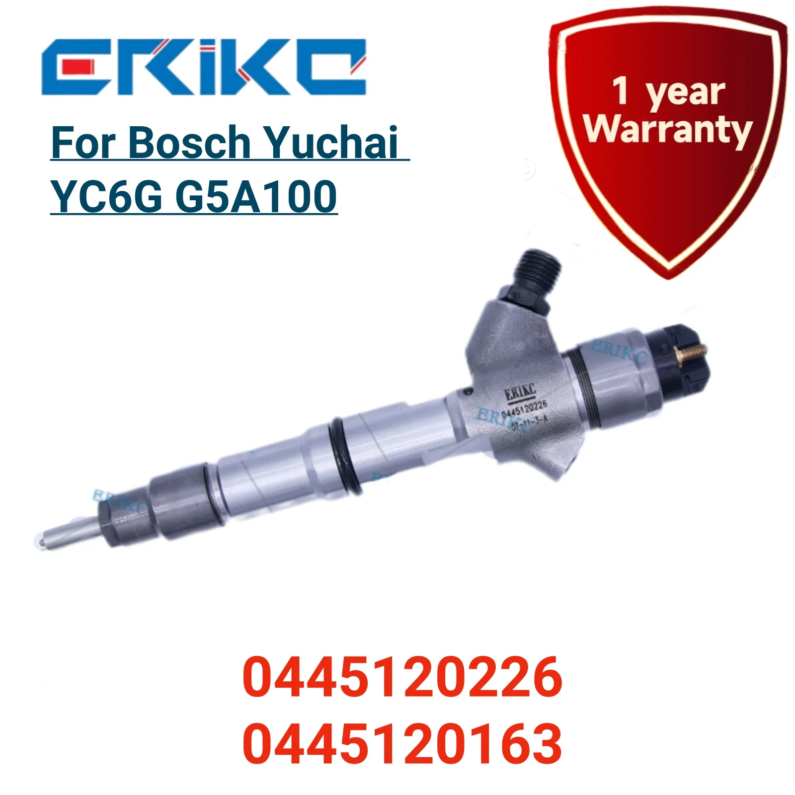 

0445120226 Fuel Injectors Diesel 0445120163 Common Rail Injector 0 445 120 226 0 445 120 163 for YUICHAI G5A100 1112100A38