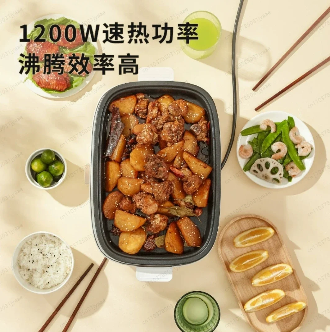 Multi-Functional Electric Hot Pot & Grill Cooker Tool view 4
