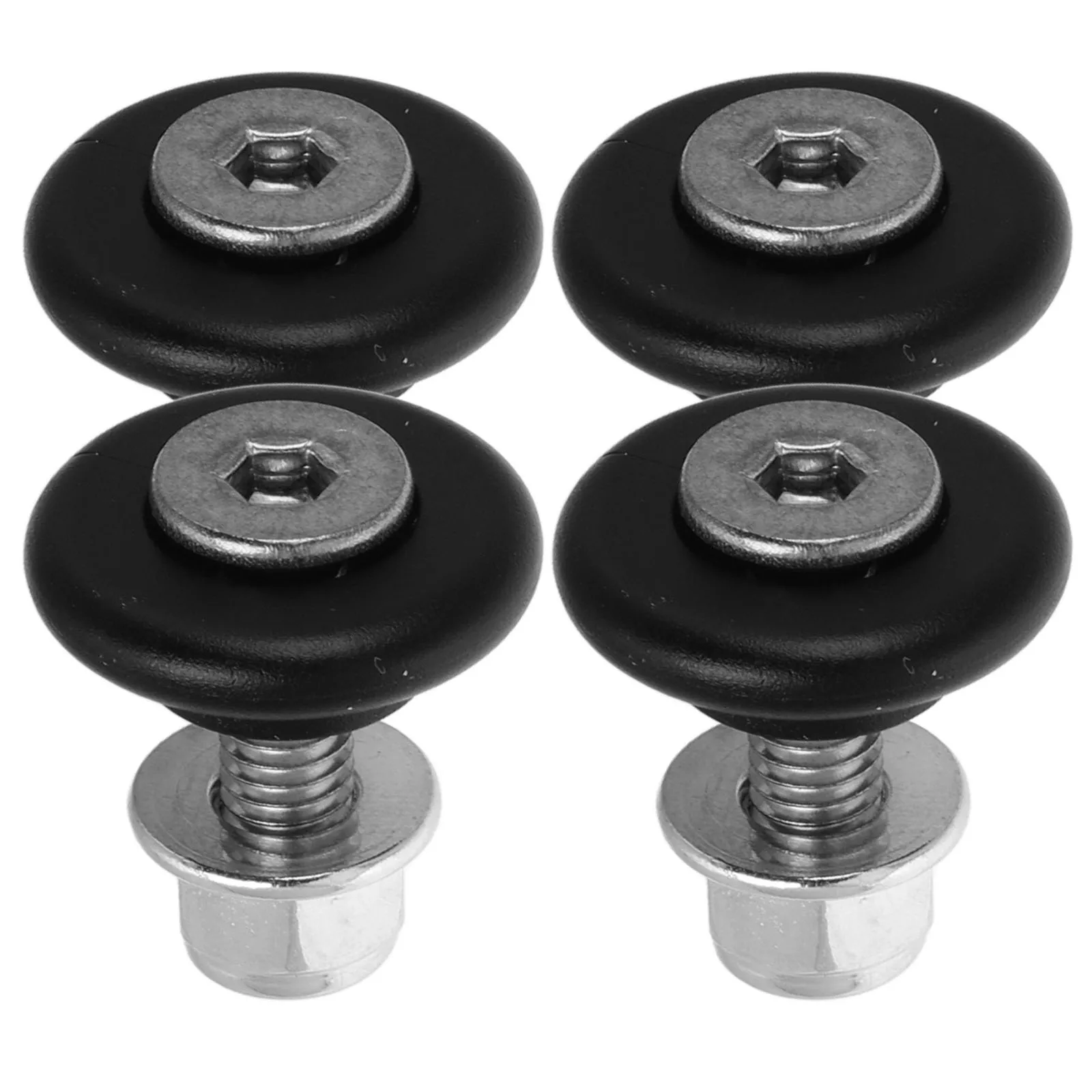 

4pcs Tail Box Buckle Base Plate Motorcycle Trunk Aluminum Alloy Bushing Pads Spacers For Rear Luggage Case Storage Box