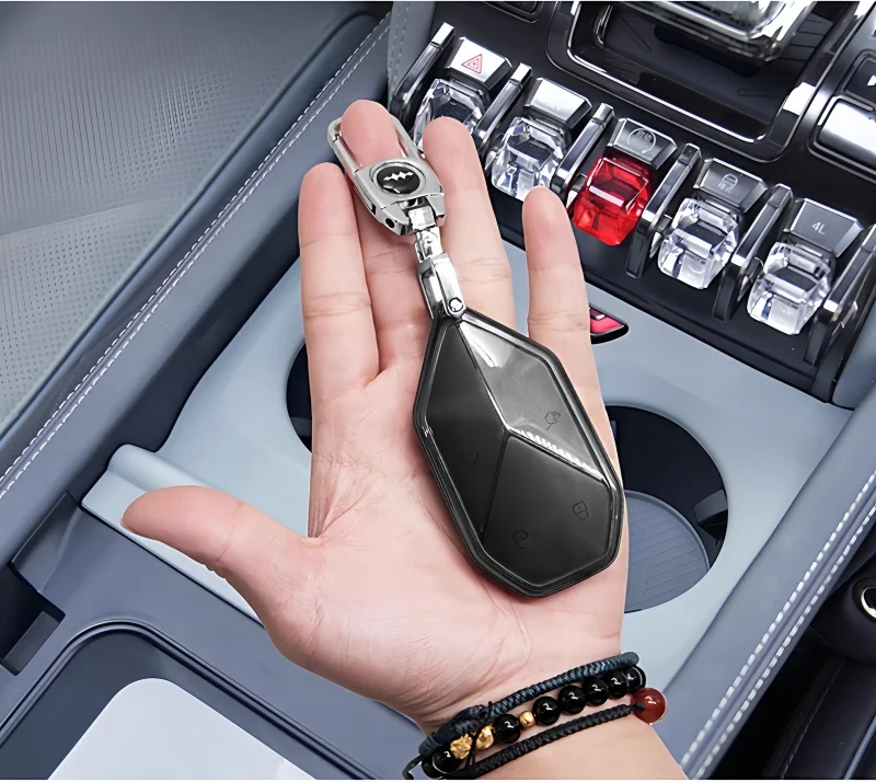 Car All Inclusive Transparent Key Protection Cover for BYD Leopard 5 Leopard 8 Titanium 3 Titanium 7 Modified Upgrade Parts
