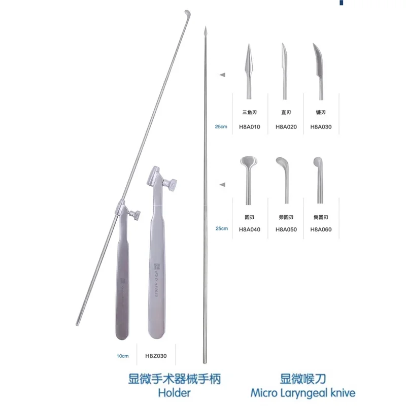 

Admiralty medical microthroat knife throat dissector vocal cord tissue incision drainage puncture needle otolaryngology instrume
