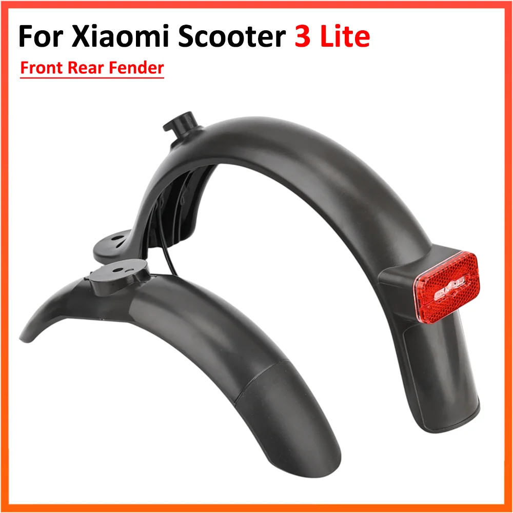 Front Rear Fender For Xiaomi ELectric Scooter 3 Lite Mudguard Wheel Tyre Splash Accessories Parts