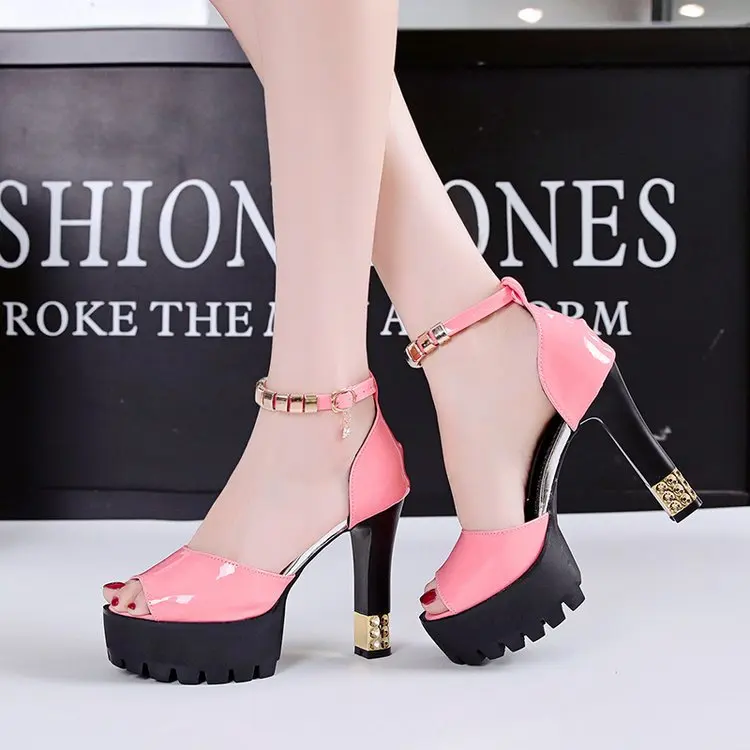 Peep Toe Platform High Heels Pumps Elegant Luxury Woman Shoes 2023 Casual Sandals Wedding Shoes Sandalia Women's Summer Footwear