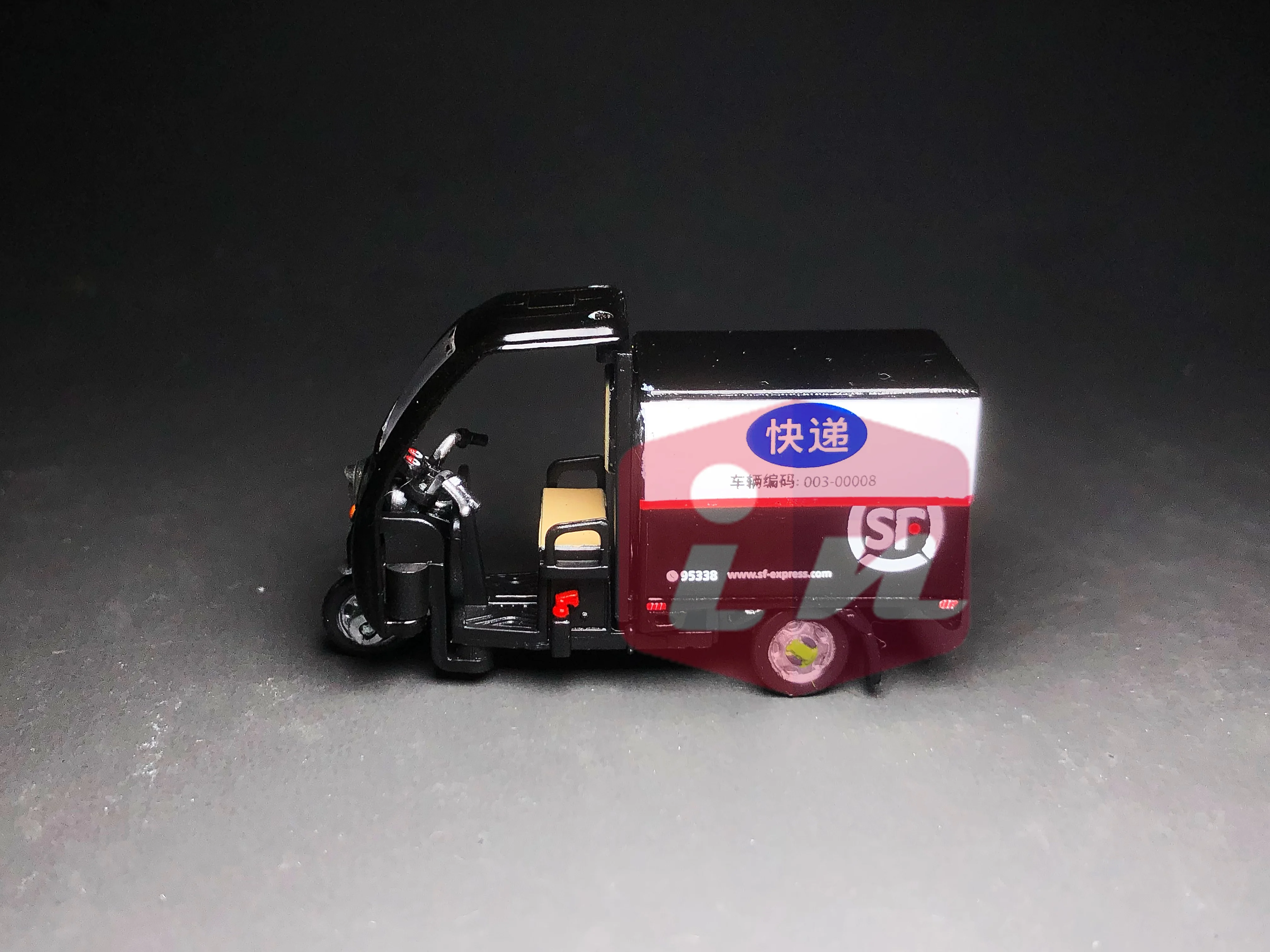 Tiny 1/64 Sf Express Levering Elektrische Driewieler Diecast Model Collection Limited Edition Hobby Speelgoed
