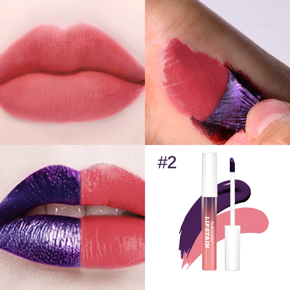 3 Colors Waterproof Peel-off Liquid Lipstick Lasting Moisturizer Lip Gloss No Fading Lip Gloss Tattoo Dyed Lip Cosmetics