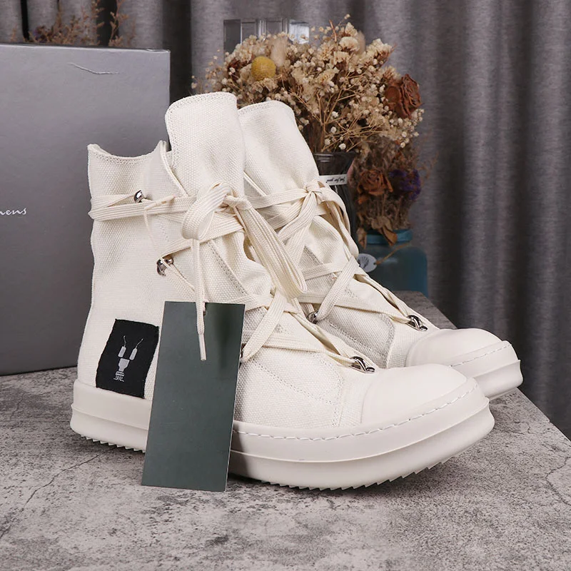 

R0 Side Robert Tags Men's Canvas Sneaker Women Boots Canvas Men Casual Shoes Women Casual Shoes