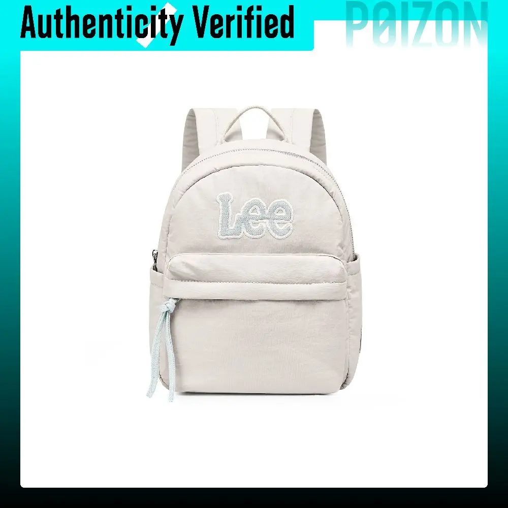 Lee Fabric Backpack Women's Beige Gray/Light Gray Purple LE250611M