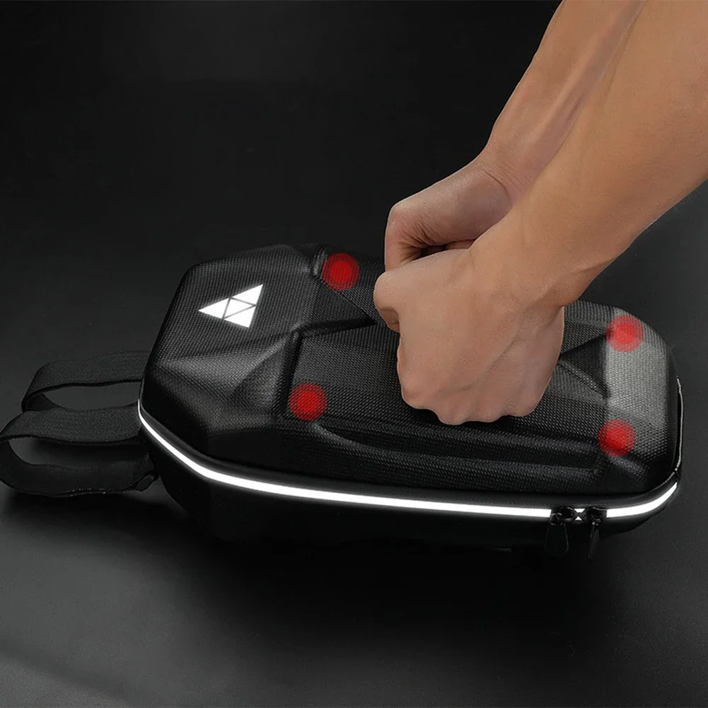 5/2/0.6L Rainproof EVA Pack Hard Shell Electric Scooter Bicycle Front Storage Bag Skateboard Hanging Bag for Xiaomi M365 Cycling