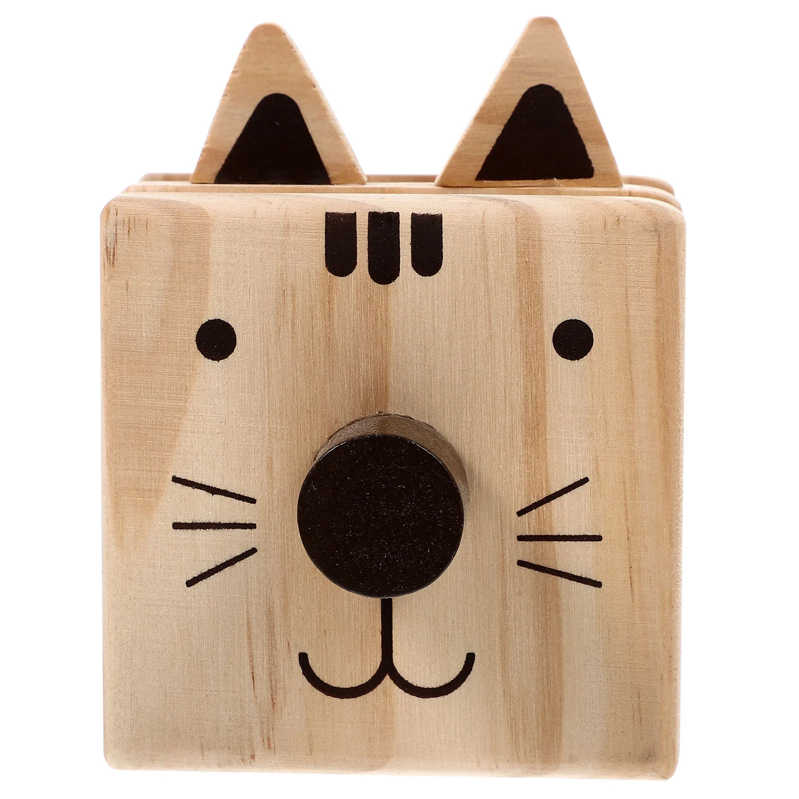 

Cartoon Wood Eyeglass Holder Pen Organizer Desktop Storage Stand Multi Functional Animal Pen Holder for Desk Stationery
