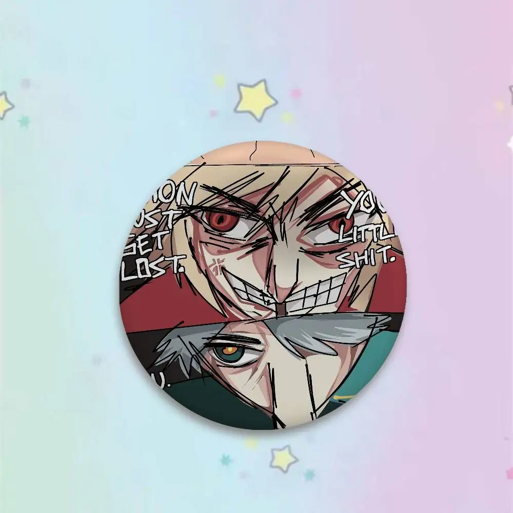 جينشين إمباكت كافيه الهيثم شارات صفيح دبوس زر مخصص أنيمي دور المدرسة القديمة بروش الكرتون طوق شارة هدية