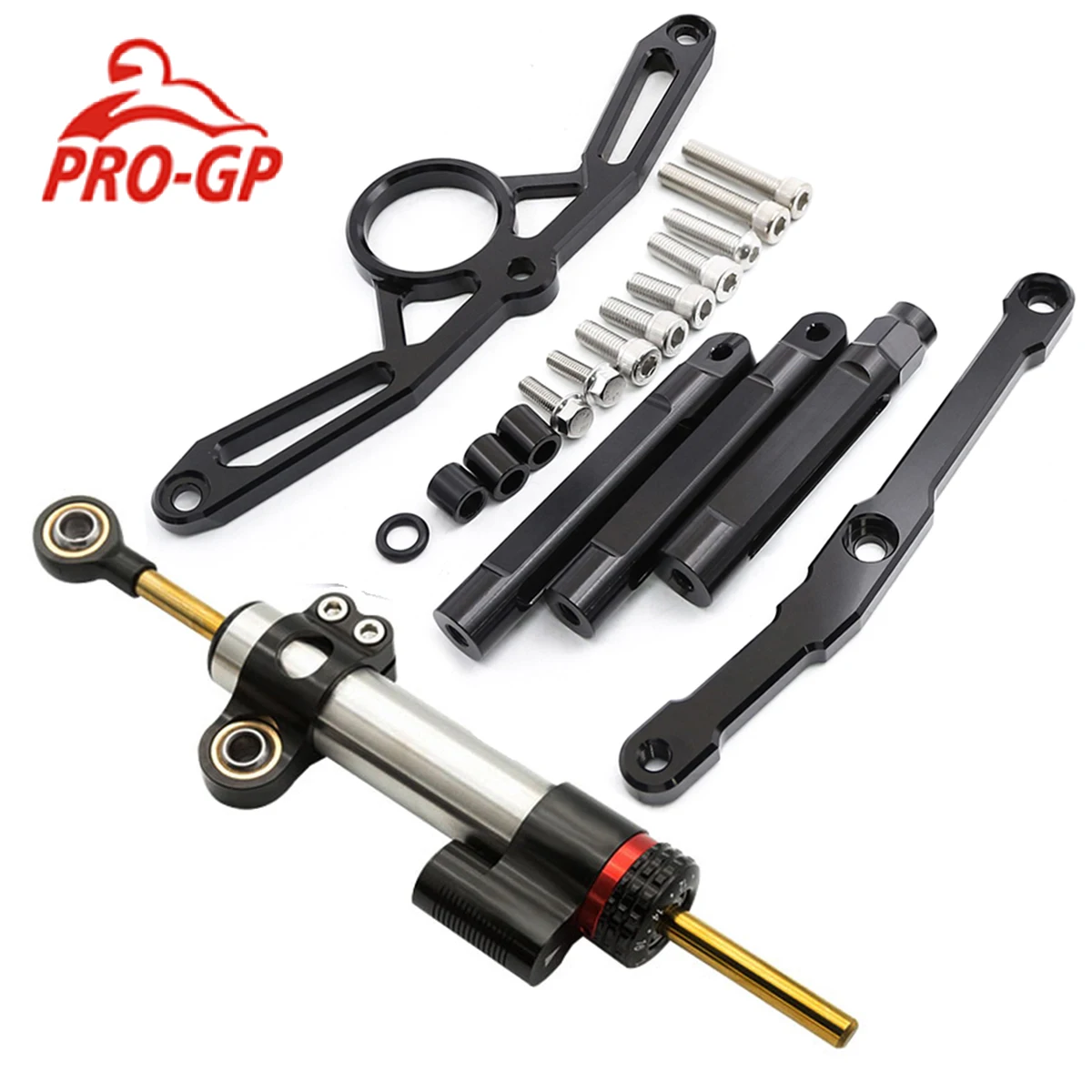 لياماها MT09 FZ09 2021-2023 CNC الألومنيوم التوجيه المثبط الدراجات النارية استقرار المخمدات قوس #1