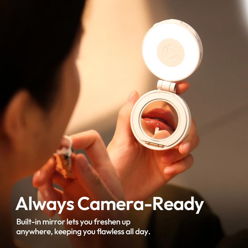 Ulanzi LM23 جيب مصباح ليد ملء الضوء آيفون 15 16 17 Magsafe Selfie الفيديو الضوئي المغناطيسي لينة جيب LED الهاتف المحمولة #1