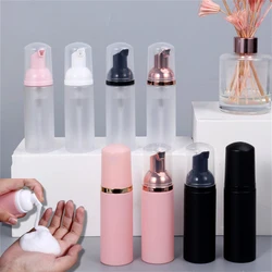 50ml Small Foam Dispenser Plastic Pump Bottles Mini Empty Soap Refillable Bottle for Travel Cleaning Cosmetics Packaging