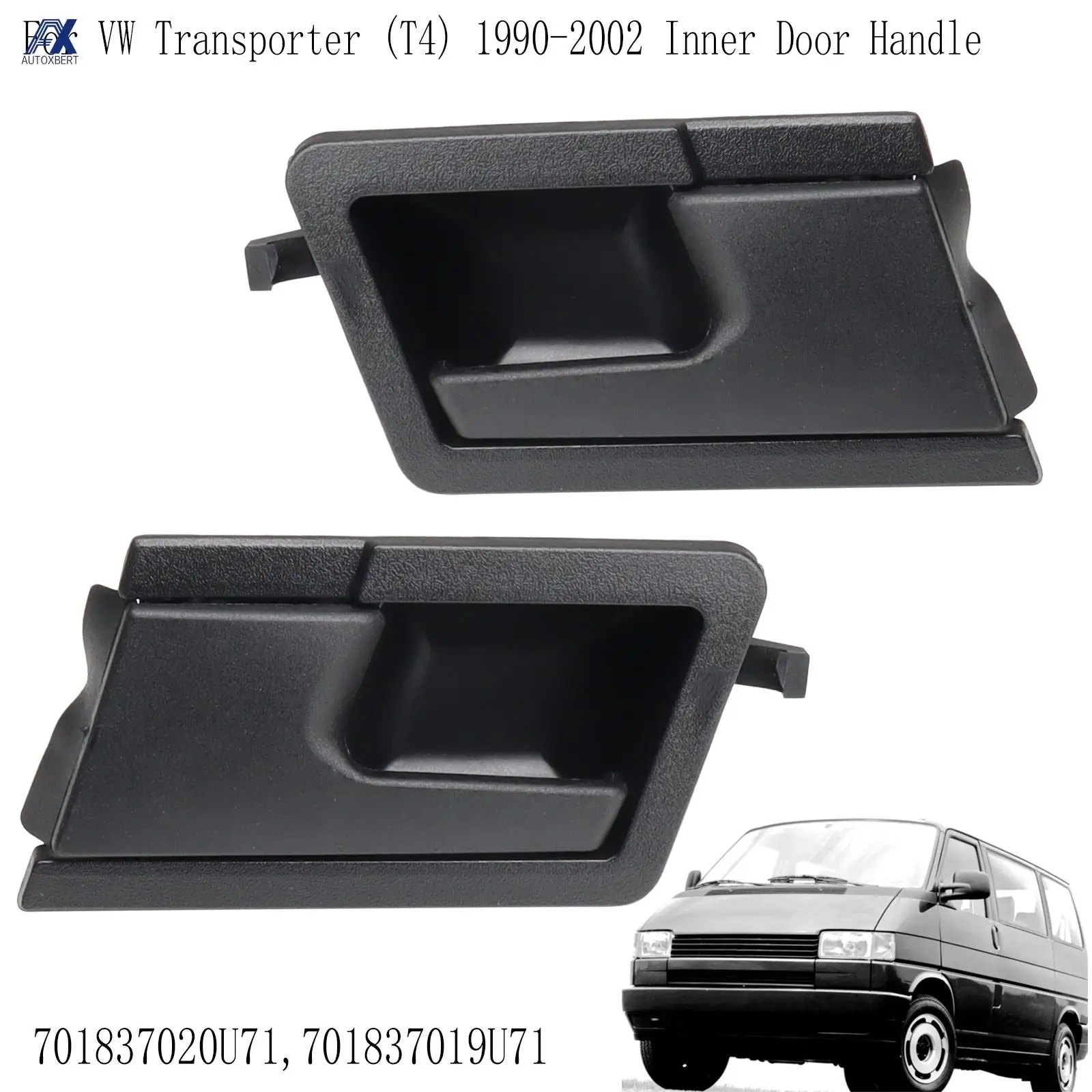 Interior Inside Inner Door Handle Front Left Right For VW Volkswagen Transporter Caravelle T4 EuroVan 701837020A Car Accessories