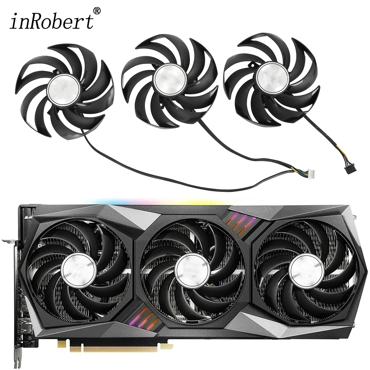 

Вентилятор охлаждения для MSI GeForce RTX 3060 3070 Ti 3060Ti 3070Ti, 90 мм